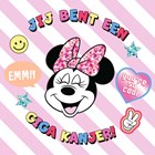 Felicitatie kaart Minnie Mouse giga kanjer